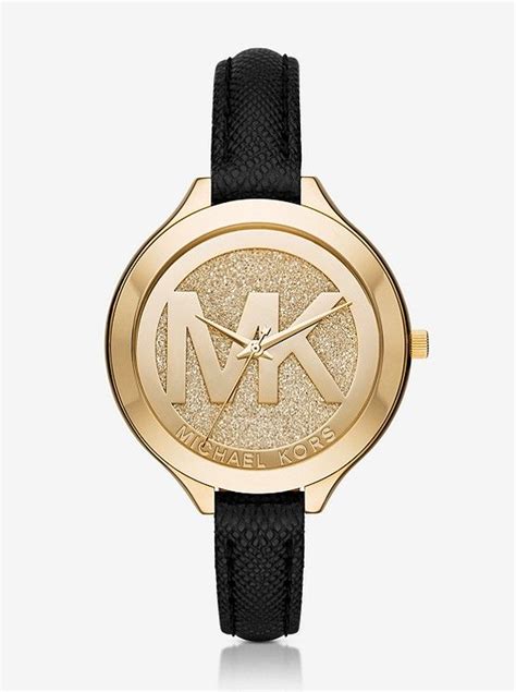 michael kors mk2392|Slim Runway Pavé Gold.